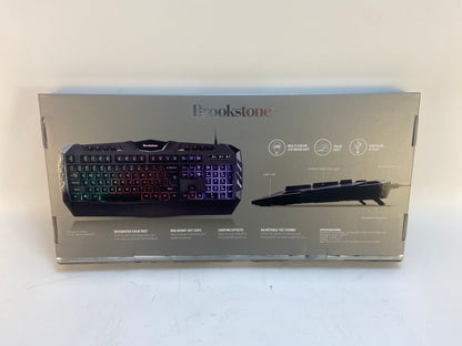 New Brookstone LED Gaming Keyboard Gaming Keyboard BRGK1102B