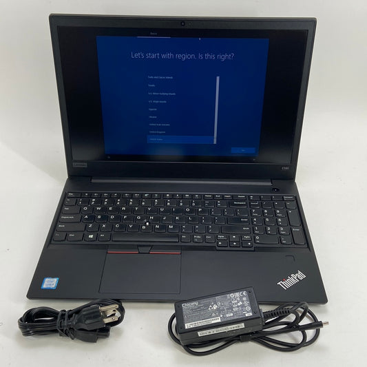 Lenovo ThinkPad E590 20NB001JUS 15.6" i5-8265U 1.6GHz 8GB RAM 256GB SSD Win10Pro