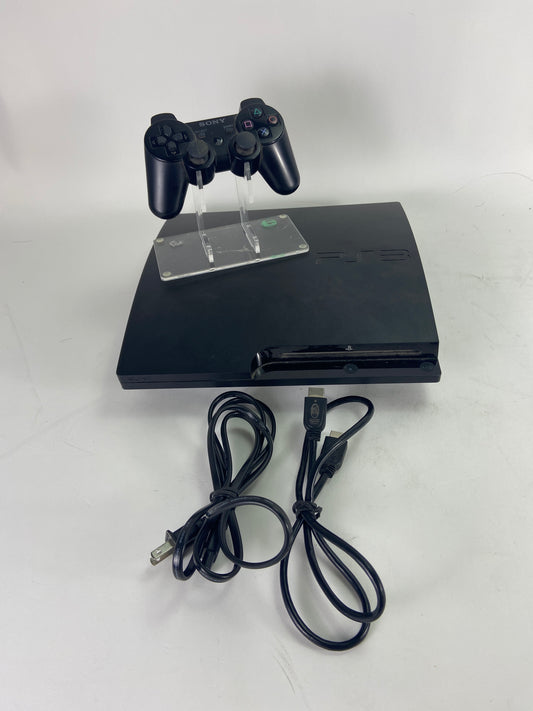 Sony PlayStation 3 Slim PS3 160GB Black Console Gaming System CECH-3001A