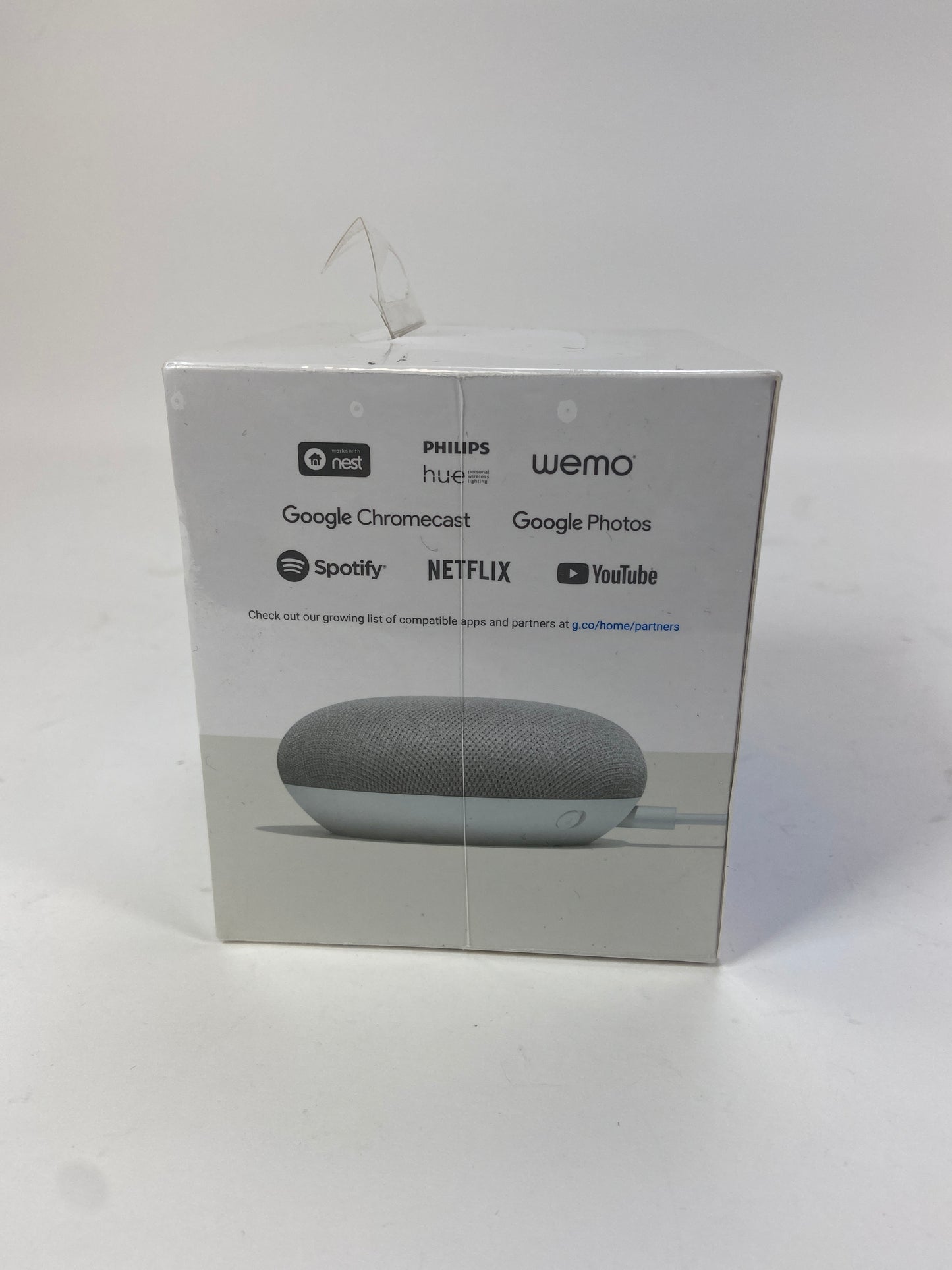 New Google Home Mini  Smart Speaker Chalk GA00210-US
