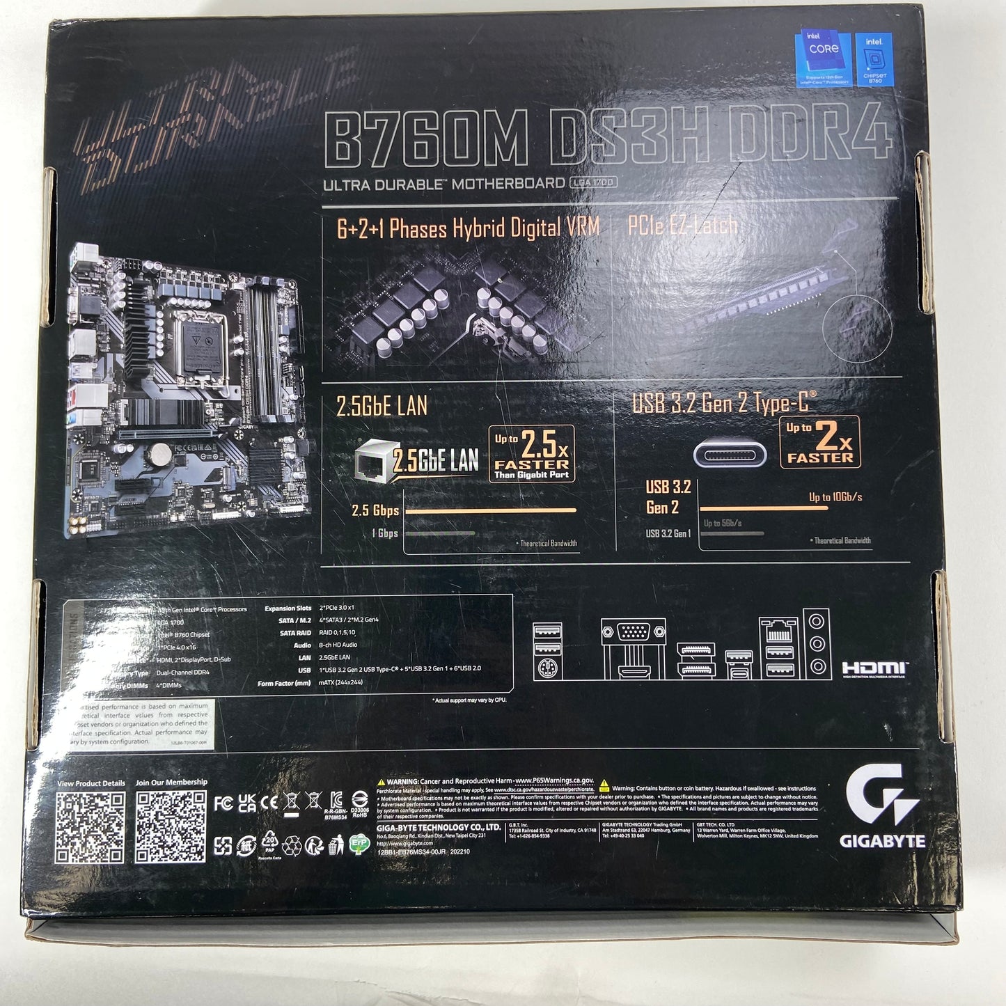 GIGABYTE B760M LGA 1700 + SILICON POWER 32GB(2x16) RAM