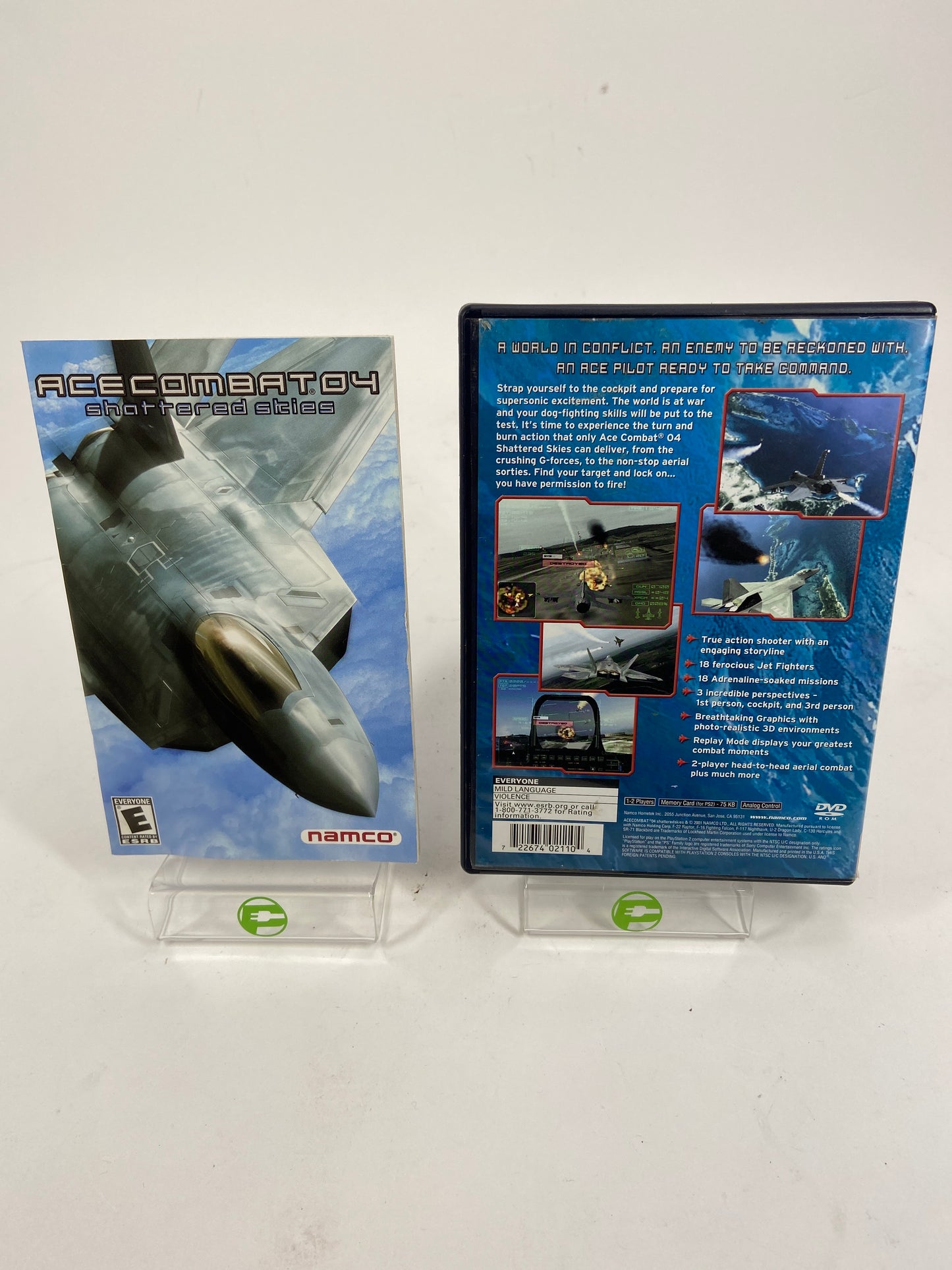 Ace Combat 4  (Sony PlayStation 2 PS2,  2001)  COMPLETE