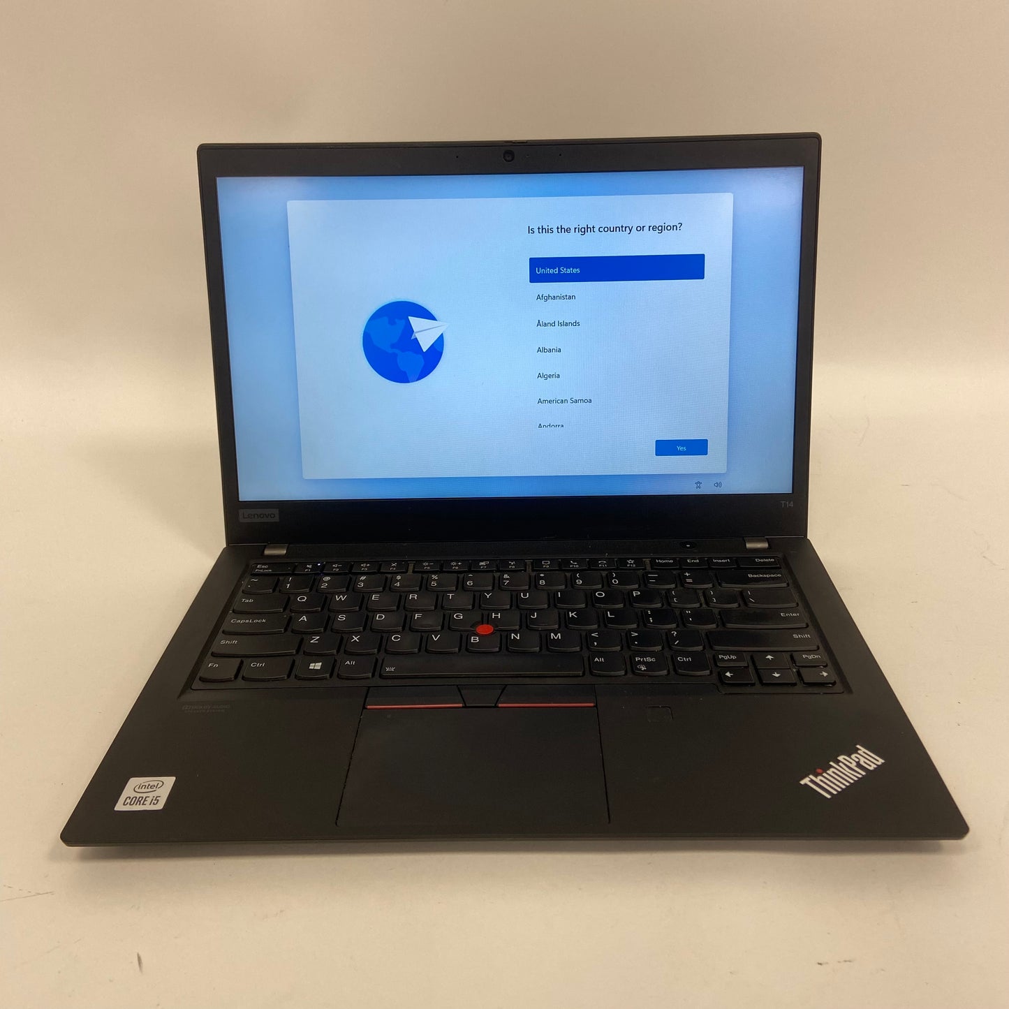 Lenovo ThinkPad T14 Gen 1 20S0002UUS 14" i5-10210U 1.6GHz 8GB RAM 256GB SSD