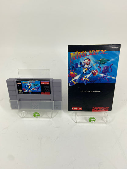 Mega Man X  (Super Nintendo SNES,  1993)  With Manual