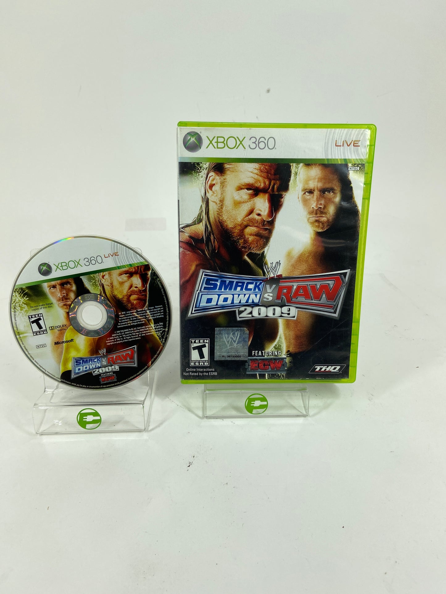 WWE Smackdown vs. Raw 2009  (Microsoft Xbox 360,  2008)  COMPLETE