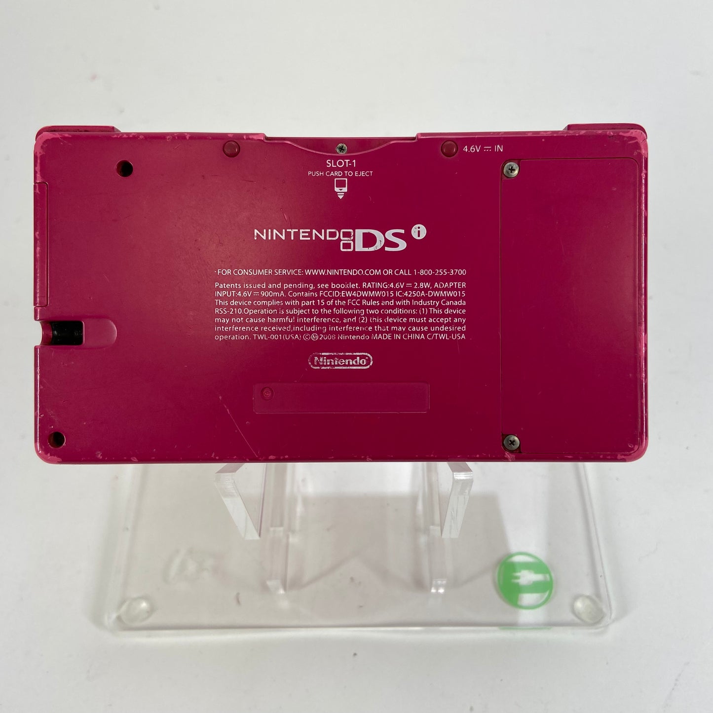 Nintendo DSi Handheld Game Console Only TWL-001 Pink Used