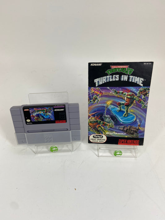 Teenage Mutant Ninja Turtles IV Turtles in Time  (Super Nintendo SNES,  1992)