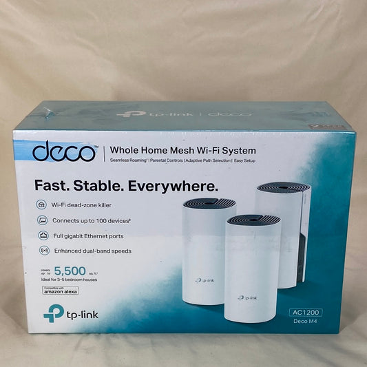 New TP-Link AC1200 Deco Whole Home Mesh Wi-Fi 6 System