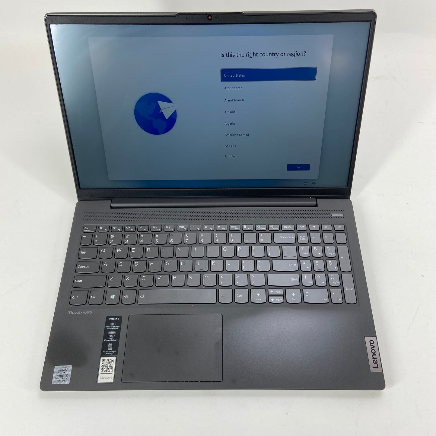 Lenovo Ideapad 5-15IIL05 81YK 15.6" Core i5 1035G1 1.0GHz 8GB RAM 256GB SSD