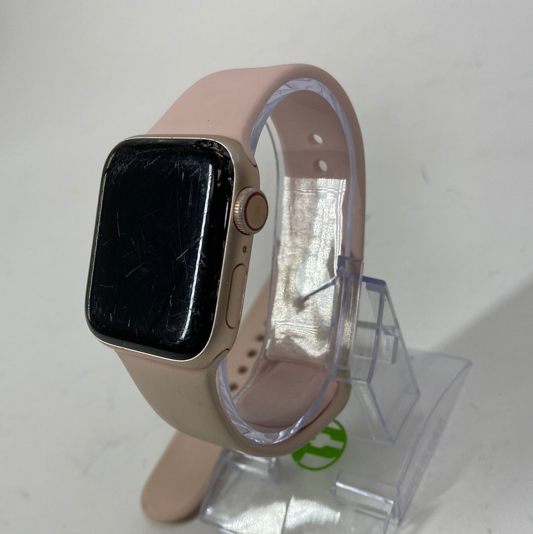 Broken Unlocked Apple Watch Series 6 40MM Gold Aluminum A2293