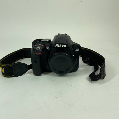 Nikon D3300 24.2MP Digital SLR DSLR Camera 29298 Shutter Count with Accessories