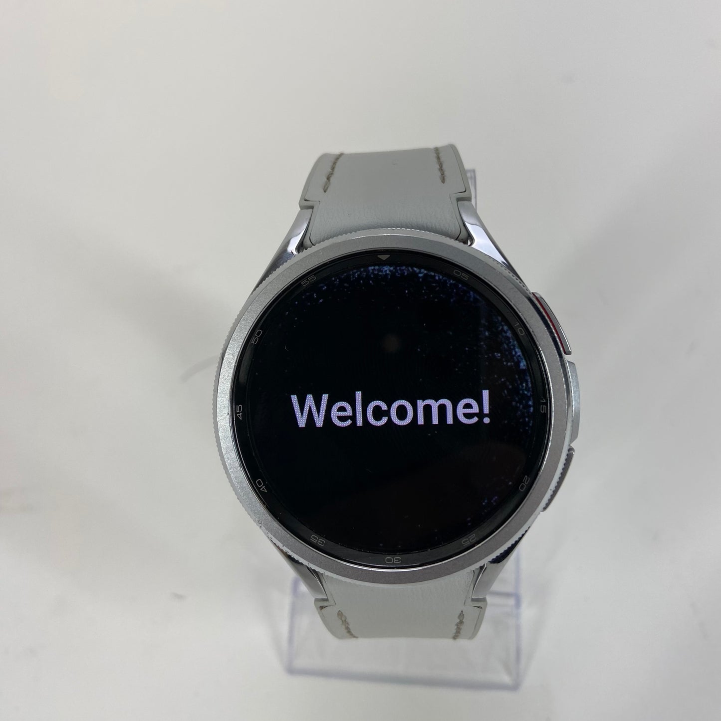 GPS Only Samsung Galaxy Watch6 Classic Stainless Steel Smartwatch SM-R960