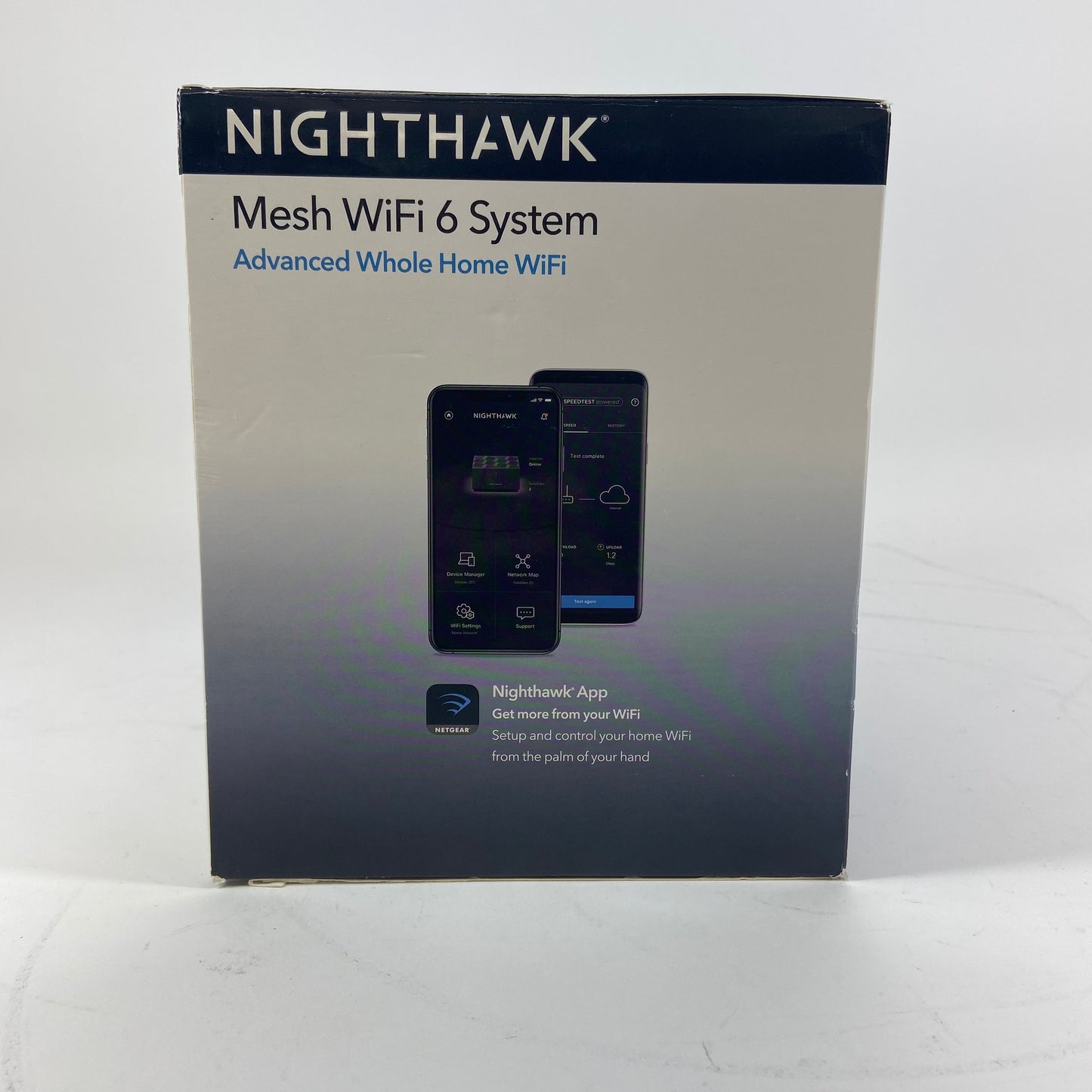 Open Box NETGEAR Nighthawk Tri Band AX3000 Advanced Whole Home WiFi 6 System