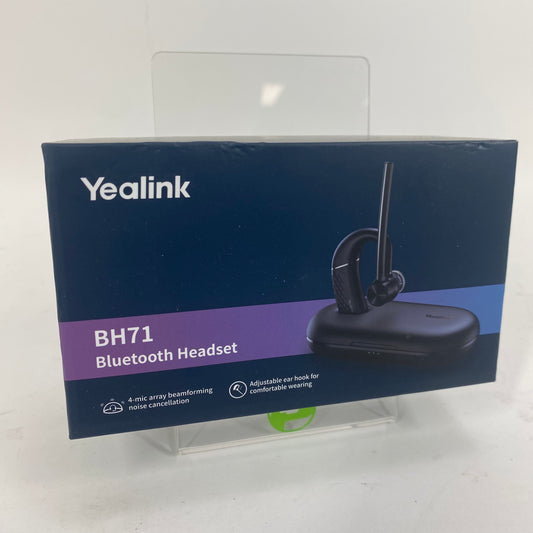 NEW Yealink BH71 Workstation Bluetooth Headset Black 1208651