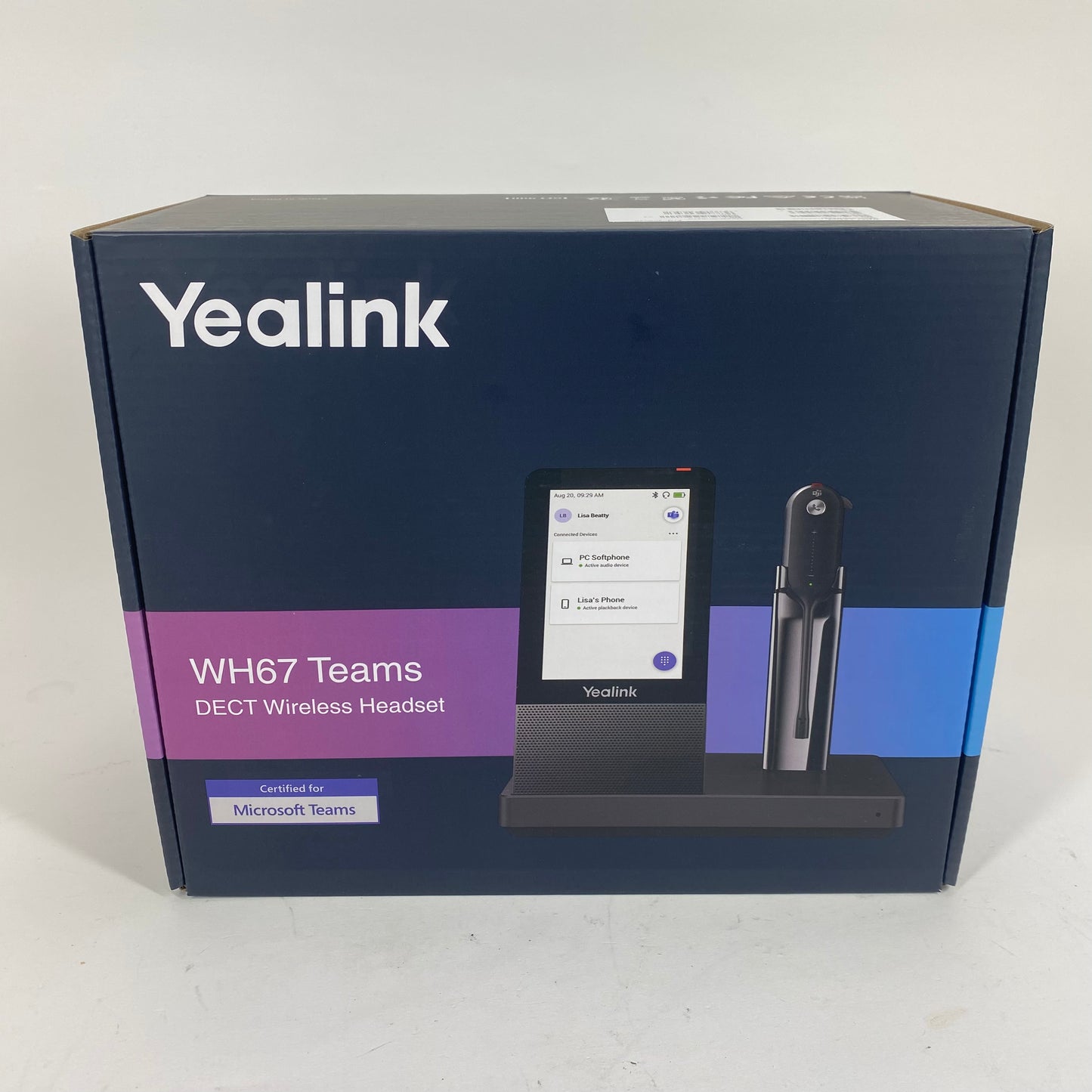 New Yealink WH67 Teams DECT Wireless Headset 1308040