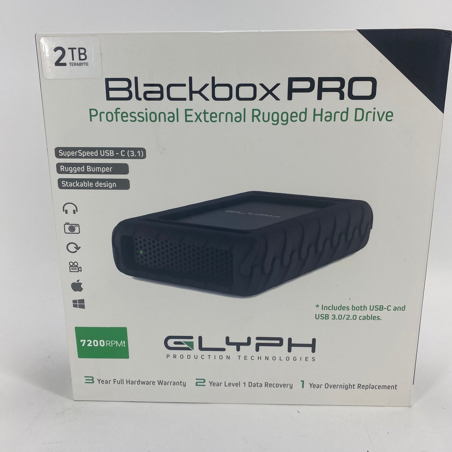 Glyph Technologies 2TB Blackbox Pro External Hard Drive BBPR2000