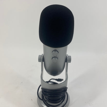 Blue Yeti Multi-Pattern USB Microphone For PC Silver