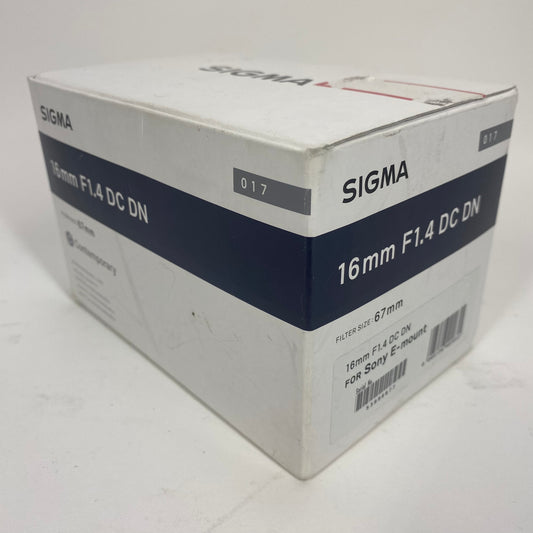 Sigma DC DN 16mm f/1.4 For Sony E-Mount