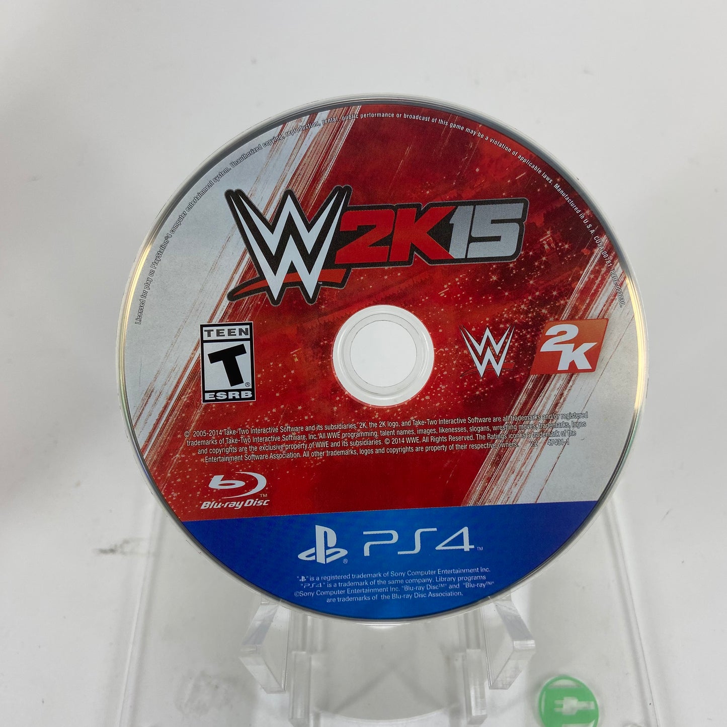 WWE 2K15  (Sony PlayStation 4 PS4,  2014)  Complete