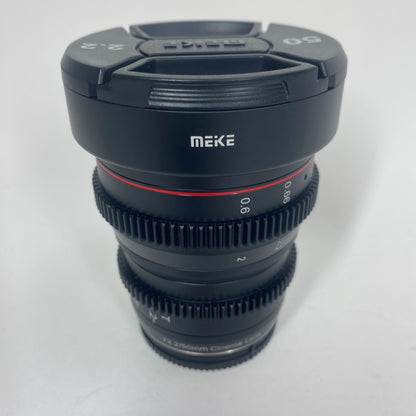 Meike MC Manual Focus Cinema Lens 50mm T2.2 MFT Mount