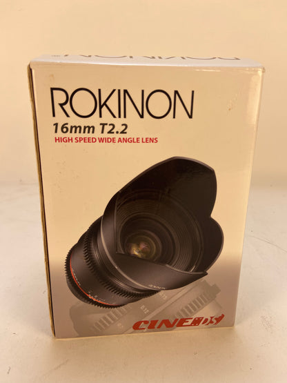 Rokinon Wide Angle Cine DS 4.5-54mm f/1.4 For Canon EF Mount