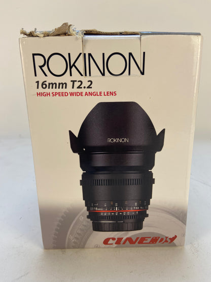 Rokinon Wide Angle Cine DS 4.5-54mm f/1.4 For Canon EF Mount