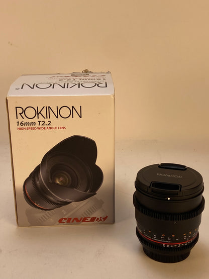 Rokinon Wide Angle Cine DS 4.5-54mm f/1.4 For Canon EF Mount