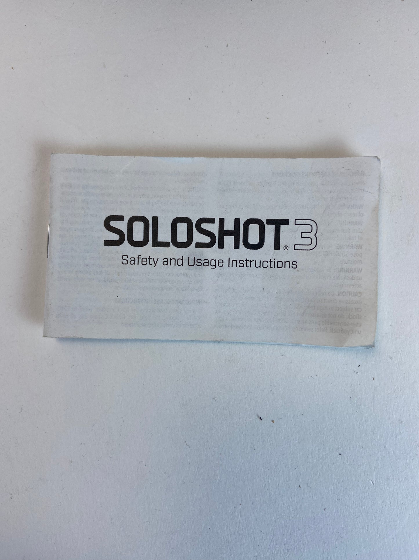 Optics Solo Shot 3 12MP Action Camera