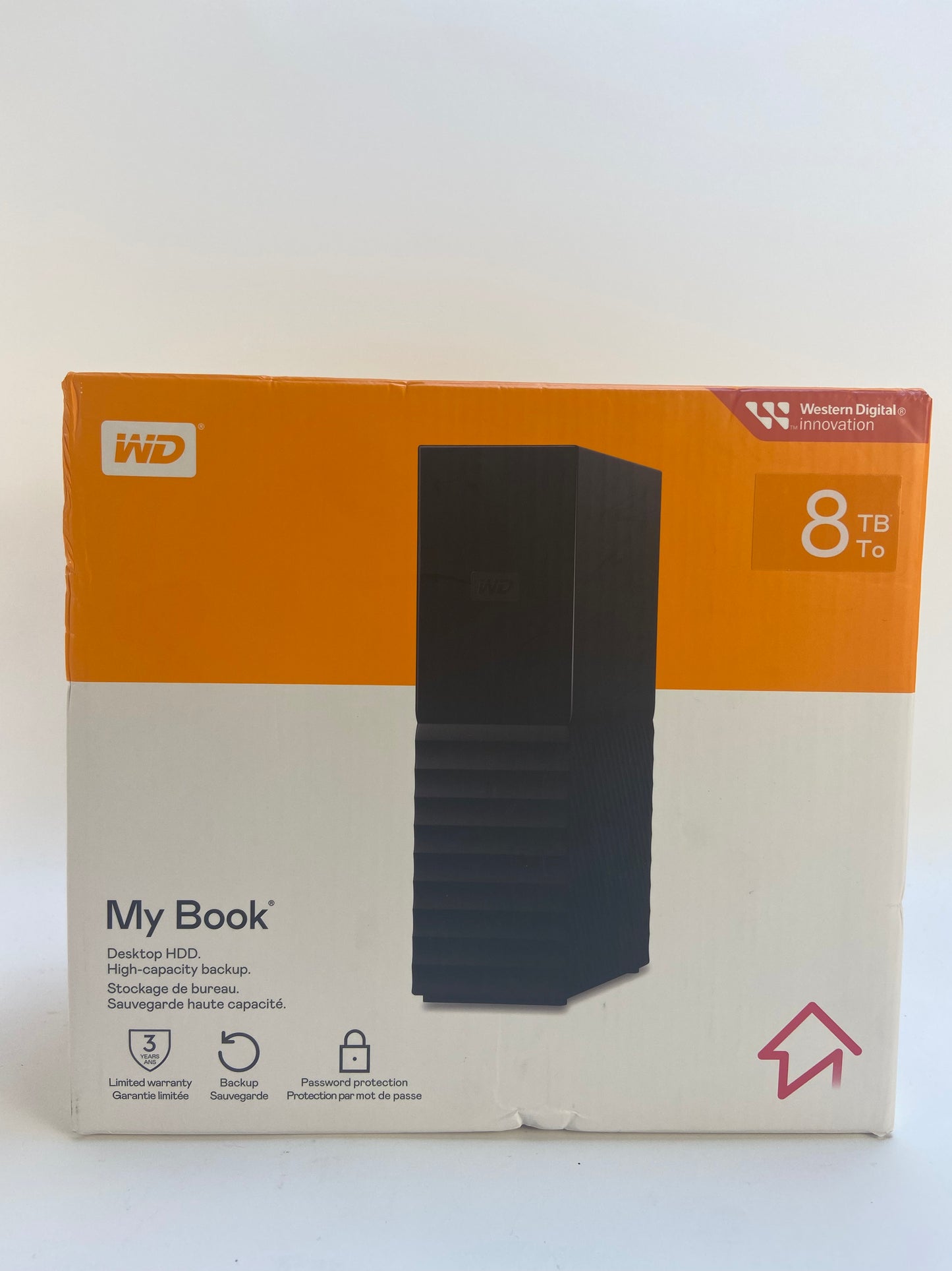 New Western Digital WD Portable My Book Essential 8TB External HDD NB-0003