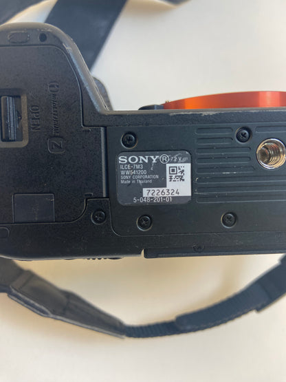 Sony Alpha 7 III 24.2MP Mirrorless Digital Camera N/a Shutter Count Body Only