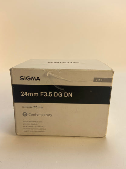 Sigma Contemporary Lens 24mm f/3.5 For Sony E-Mount