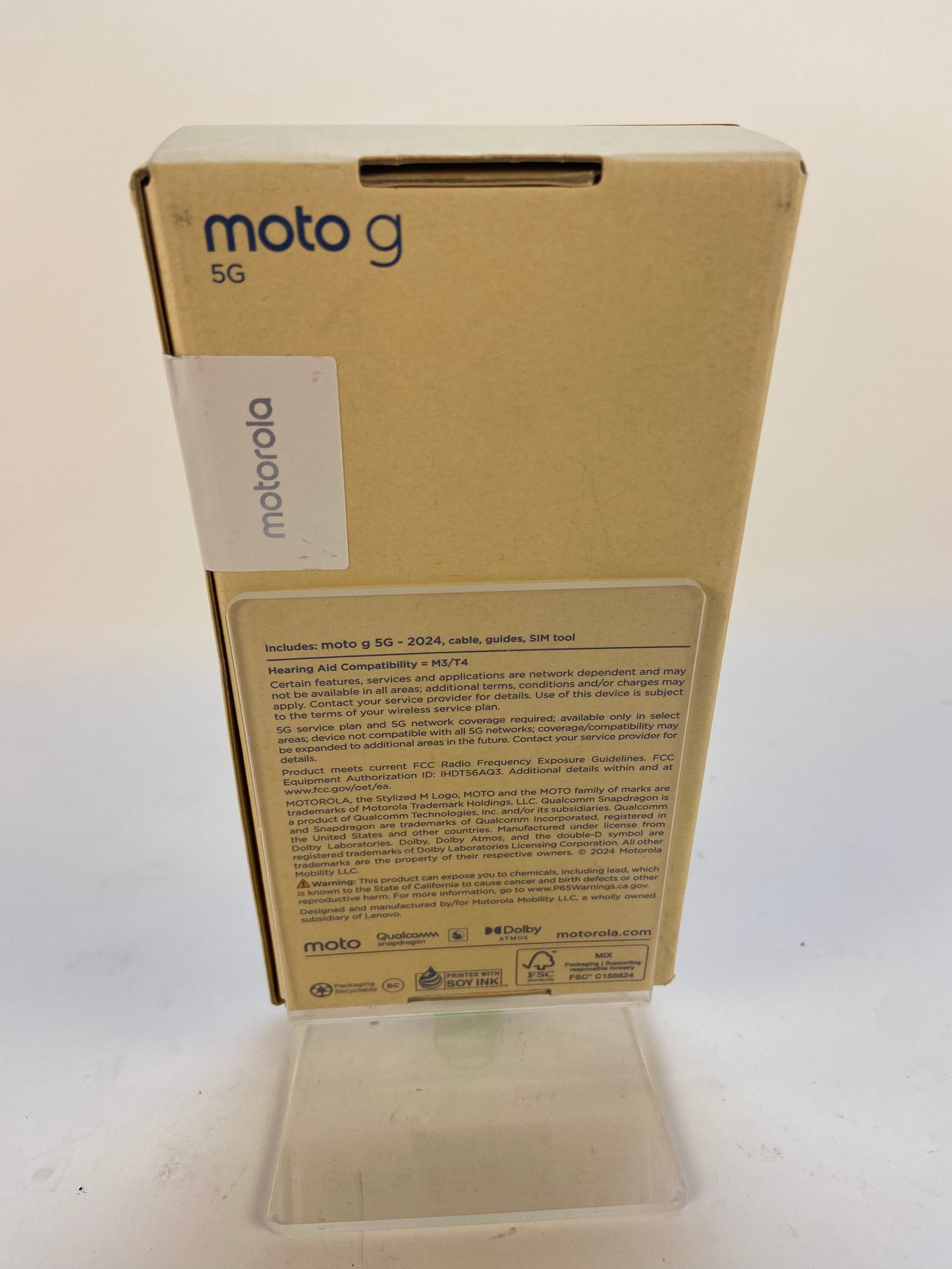 Open Box T-Mobile MotoG 5G 2024 128GB  Green