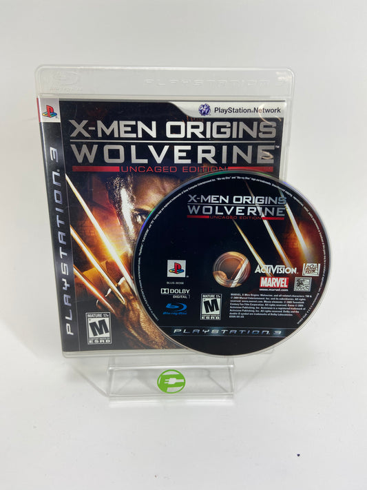 X-Men Origins Wolverine Uncaged Edition  (Sony PlayStation 3 PS3,  2009)