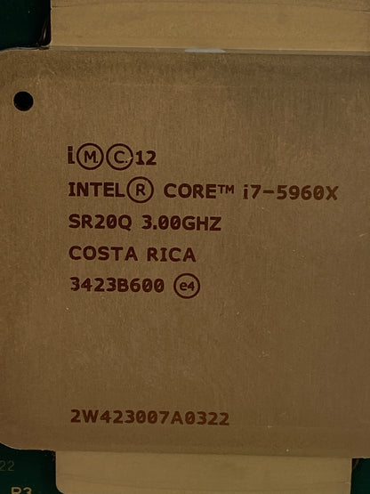 Intel I7-5960X 3.00GHz Octa Core 34238600 16 Thread Lga-2011