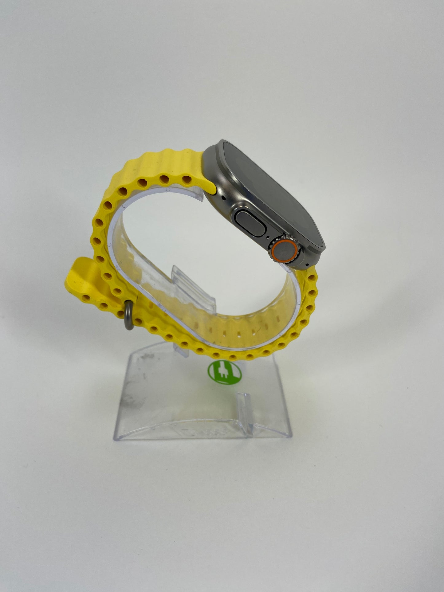 Factory Unlocked Apple Watch Ultra 49MM Titanium Yellow Ocean Band A2622