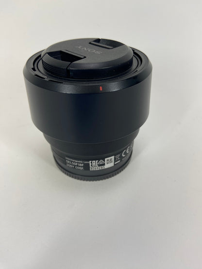 Sony FE 50mm f/1.8 E-Mount Standard Prime SEL50F18F