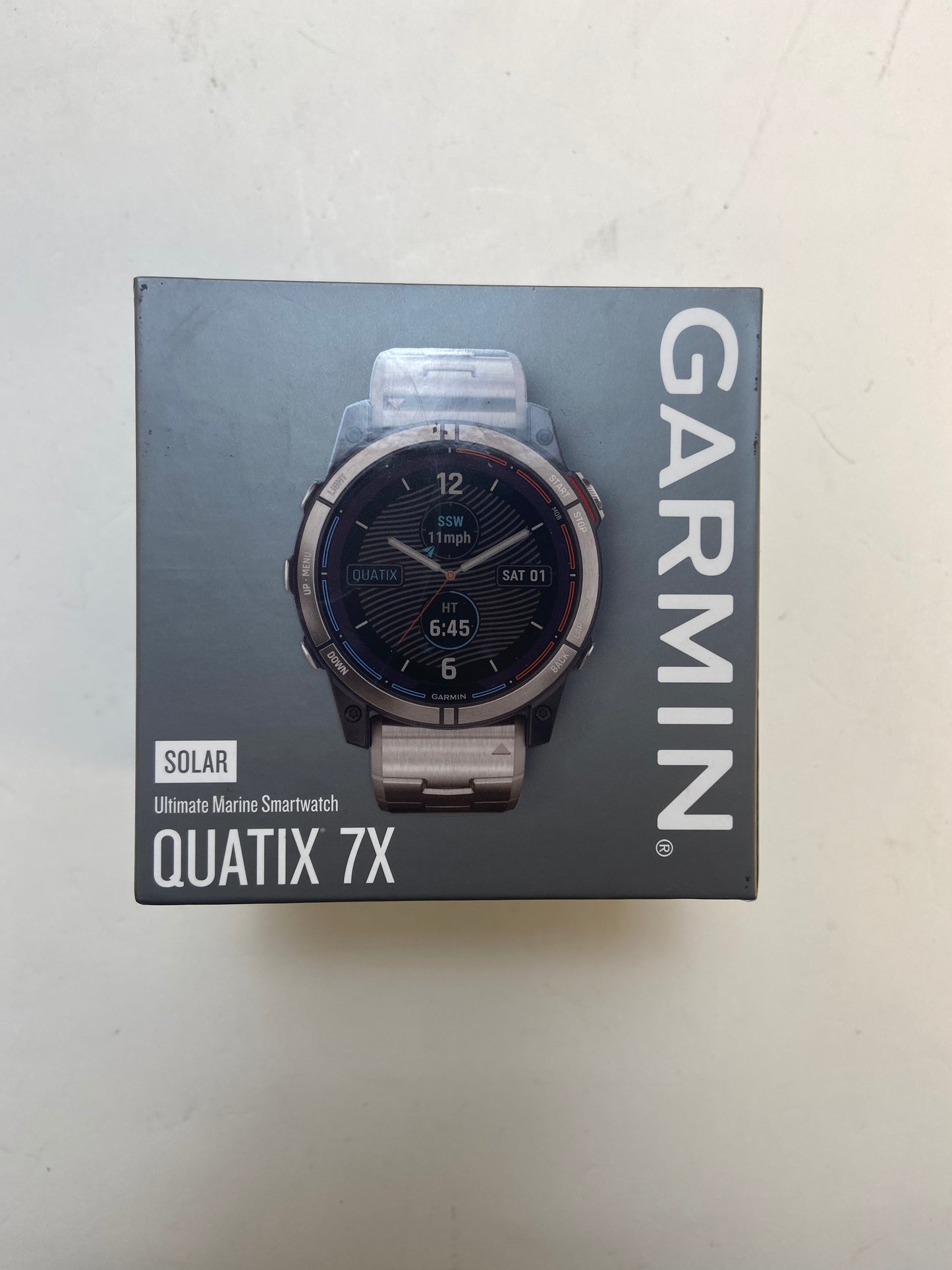 New Garmin Quatix 7X Sapphire Solar Edition GPS Multisport Marine Smart Watch