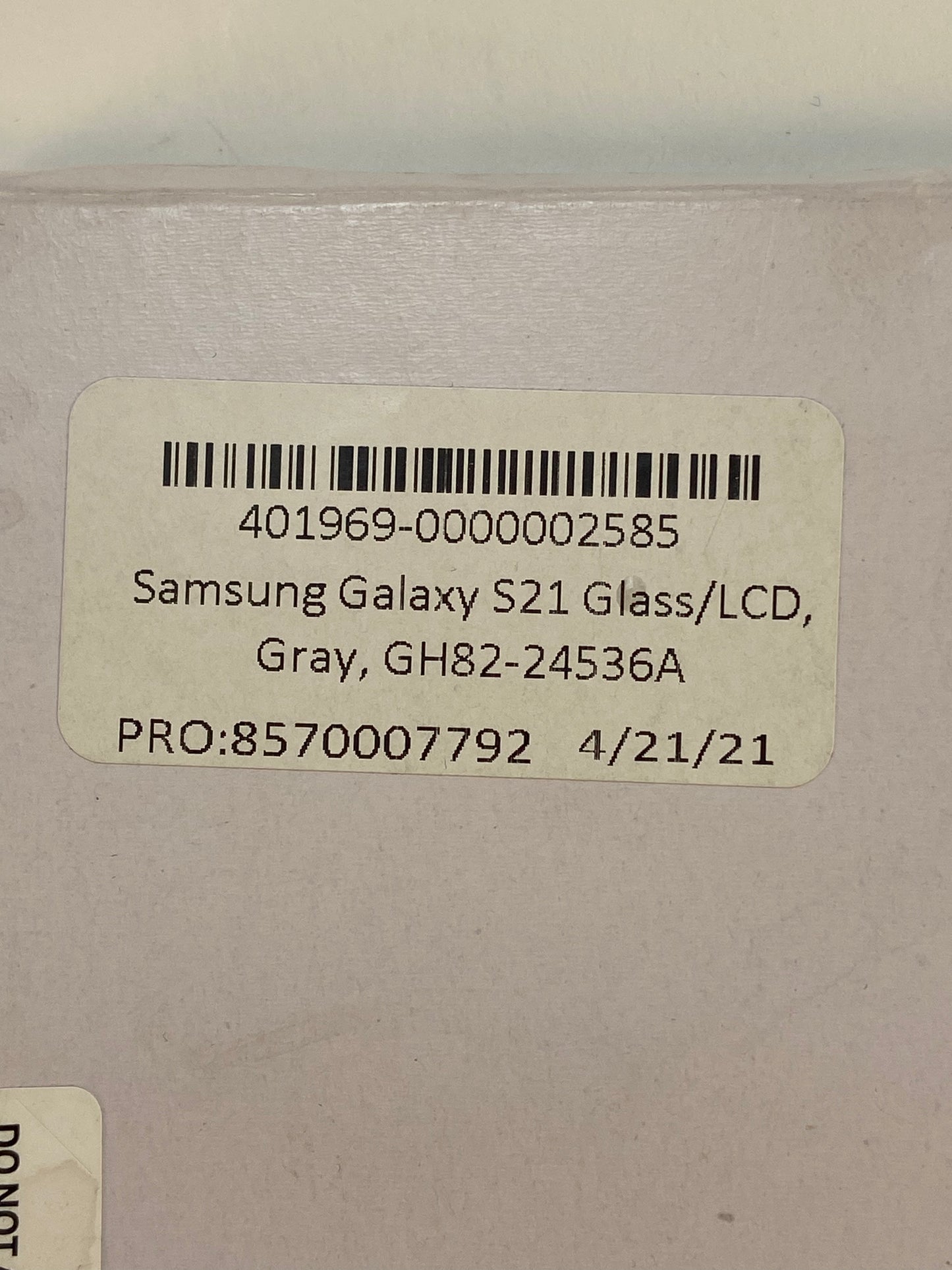 Samsung   Galaxy S21  Replacement Screen SVC-SEV