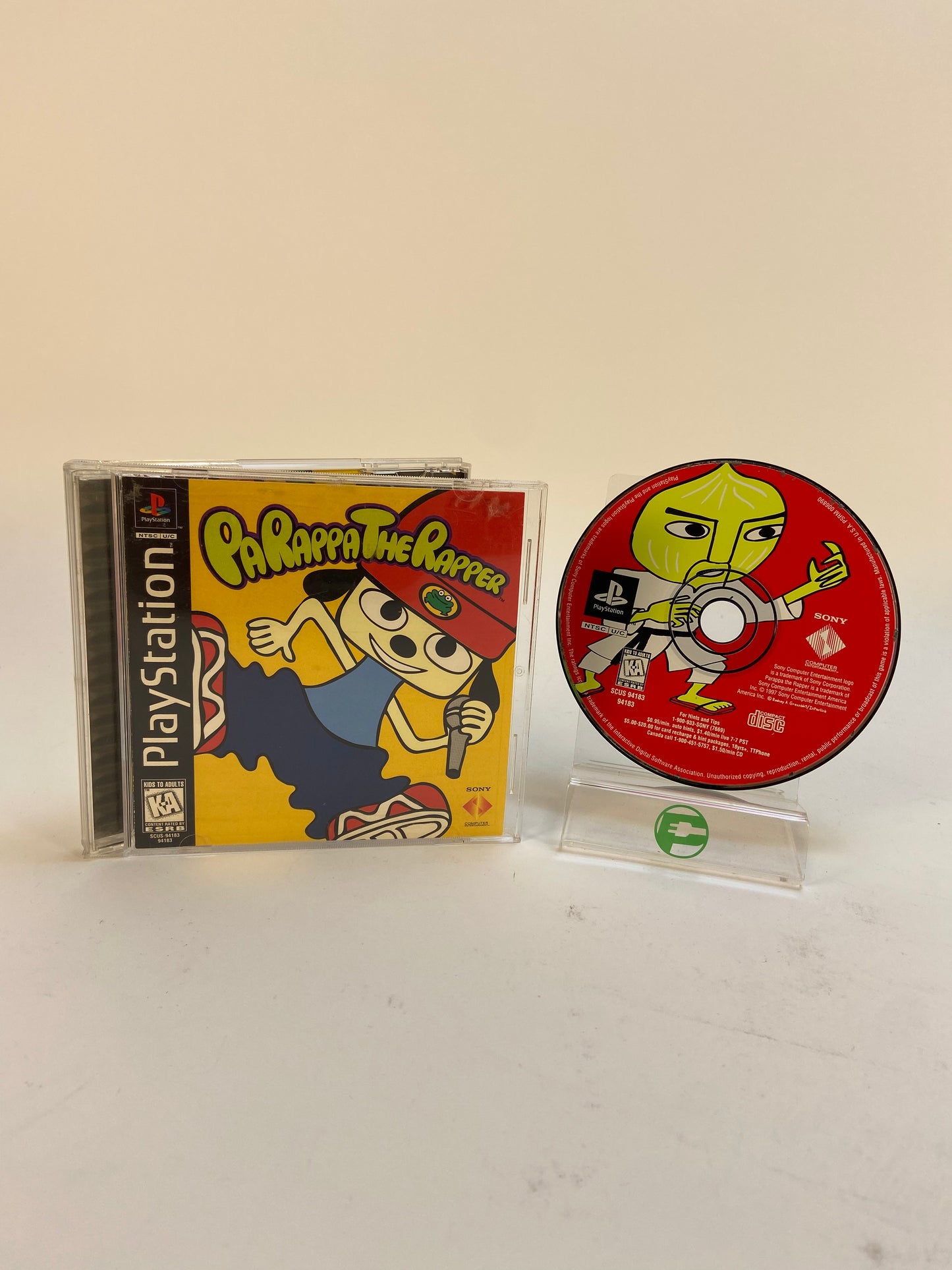 PaRappa the Rapper (Sony PlayStation 1 PS1, 1997)