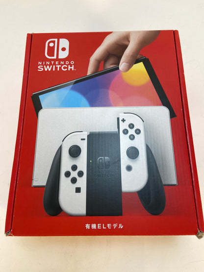 New Open Box Nintendo Switch OLED Video Game Console HEG-S-KAAAA (JPN) Black/White