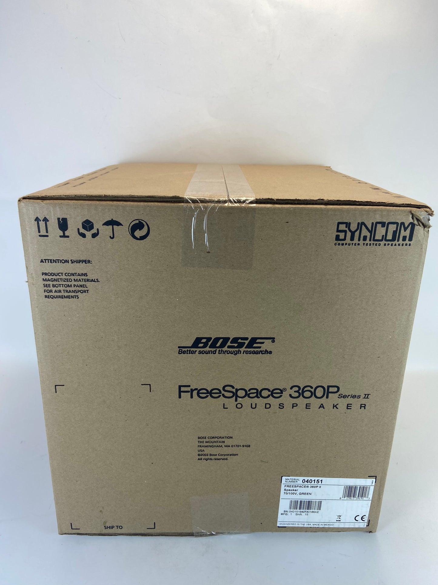 New Open Box Bose Professional FreeSpace 360P Wired Speaker System Cypress Green  040151