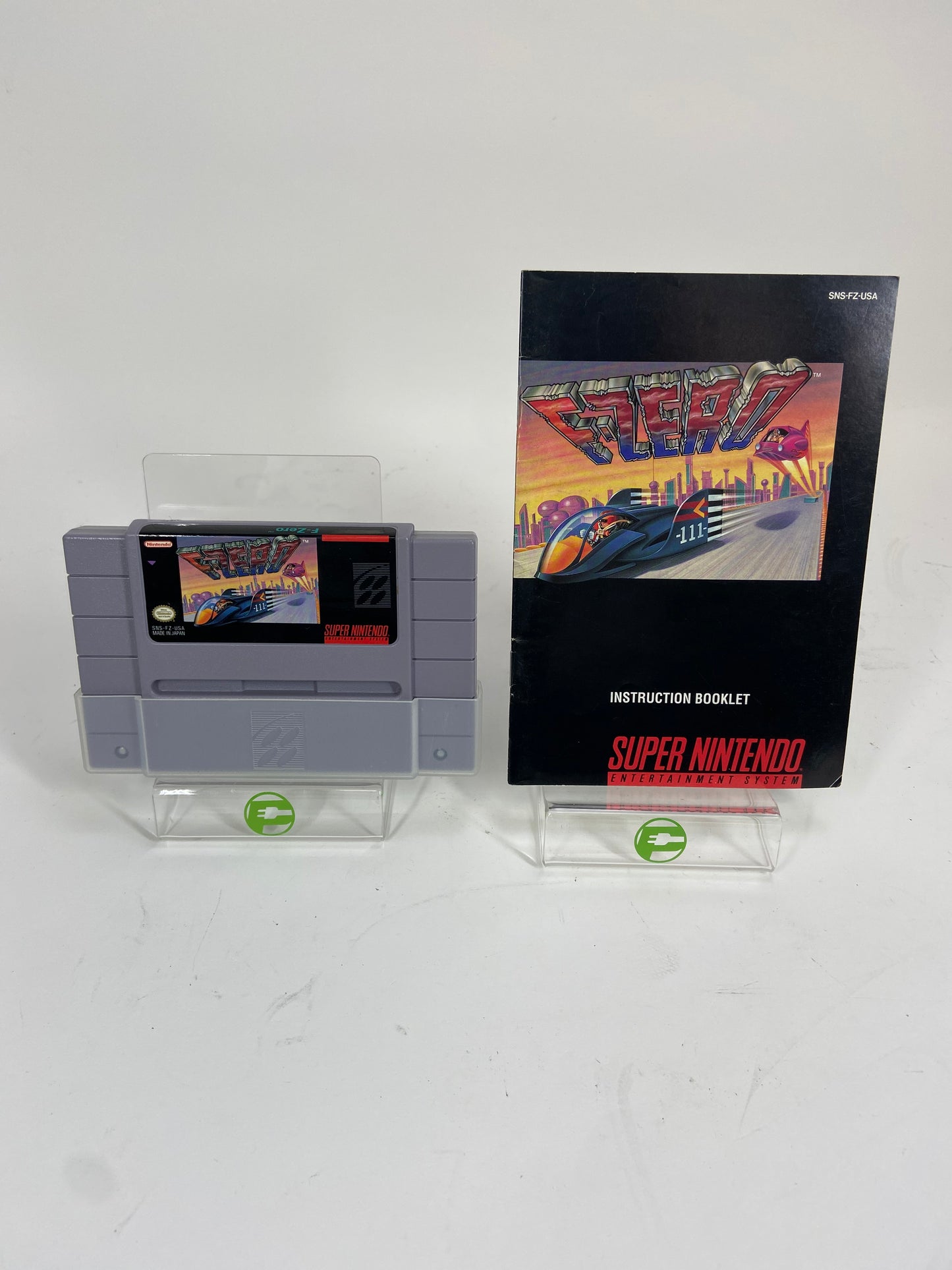 F-Zero  (Super Nintendo SNES,  1991)  With Manual