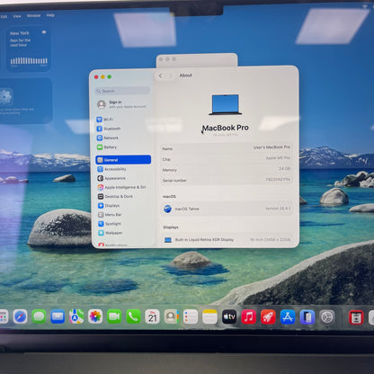 2026 Apple MacBook Pro 16" M5 Pro 20C GPU 4.6GHz 24GB RAM 1TB SSD MGEA4LL/A