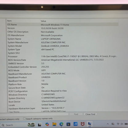 Asus Zenbook Duo 14 UX482E 14" i7-1165G7 4.7GHz 16GB RAM 1TB SSD
