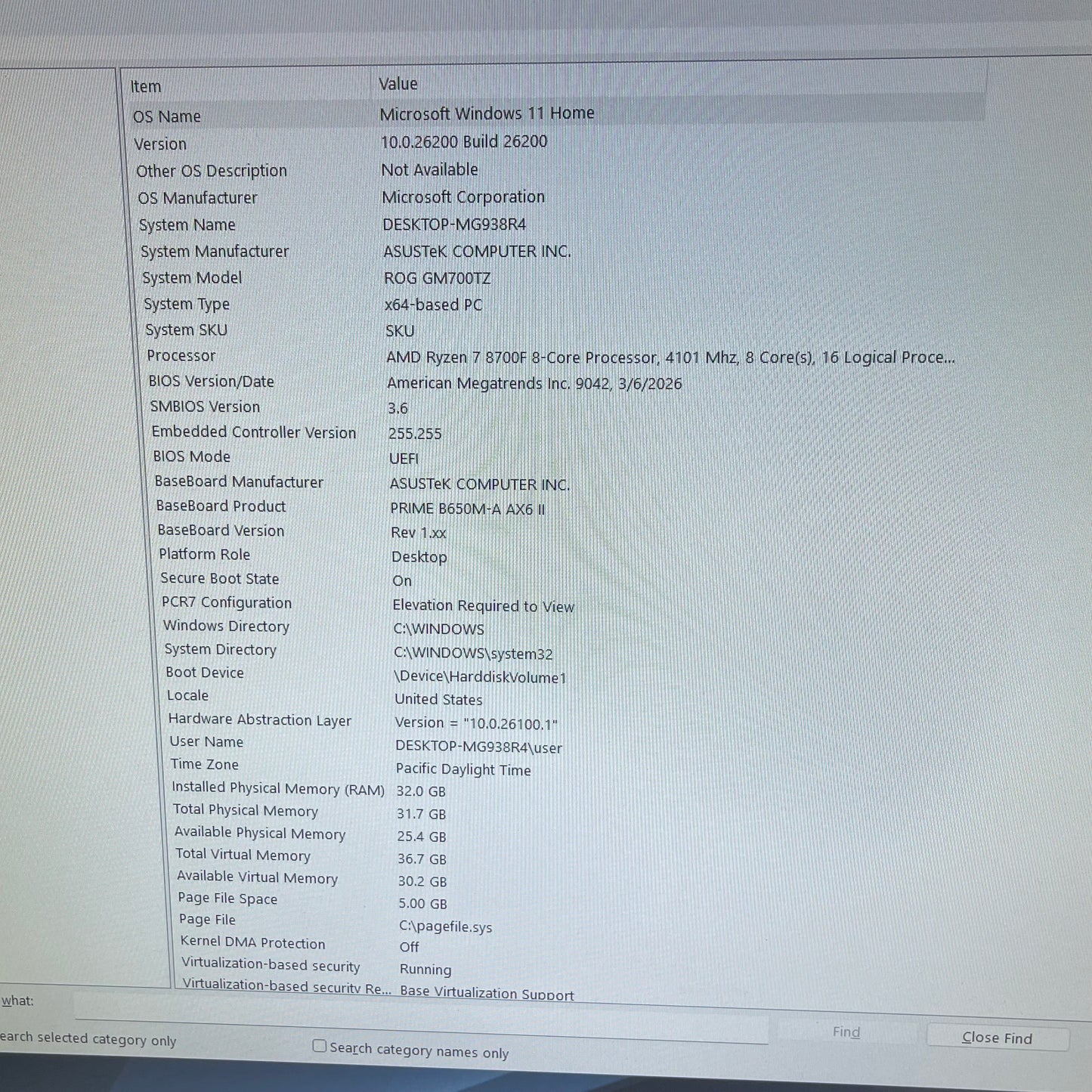 ASUS Custom PC Ryzen 7 8700F 4.10GHz 32GB RAM 1TB SSD PNY GeForce RTX 5070