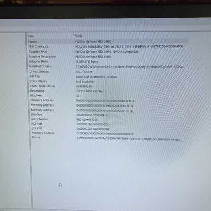 ASUS Custom PC Ryzen 7 8700F 4.10GHz 32GB RAM 1TB SSD PNY GeForce RTX 5070