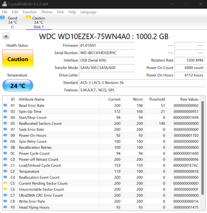 Western Digital / Toshiba Lot of 6 1TB & 2TB Hard Drives TESTED WORKING