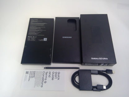 Unlocked Samsung Galaxy S23 Ultra 8GB RAM 256GB SM-S918U1 Phantom Black