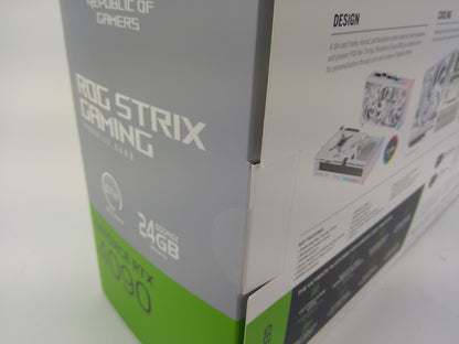 New ASUS ROG Strix GeForce RTX 4090 Gaming White 24GB GDDR6X Graphics Card