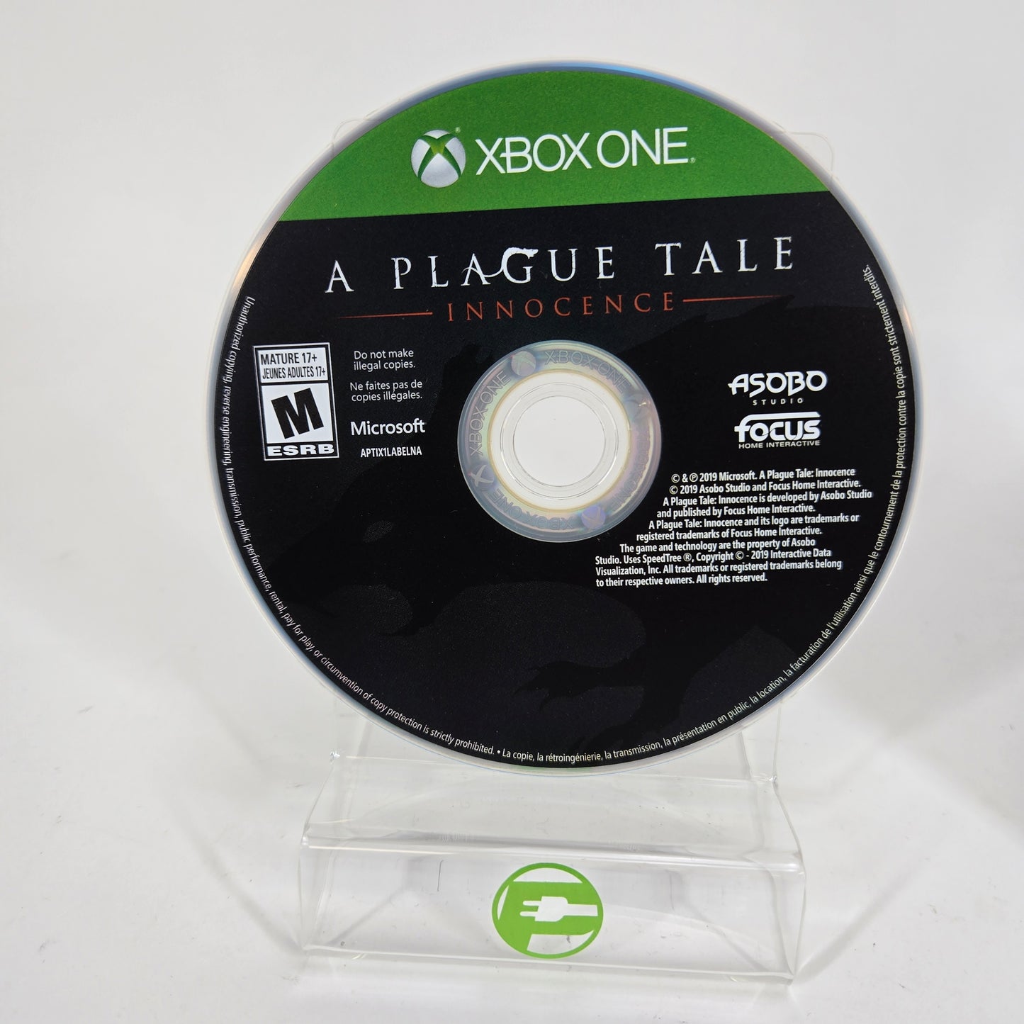 A Plague Tale: Innocence  (Microsoft Xbox One,  2019)